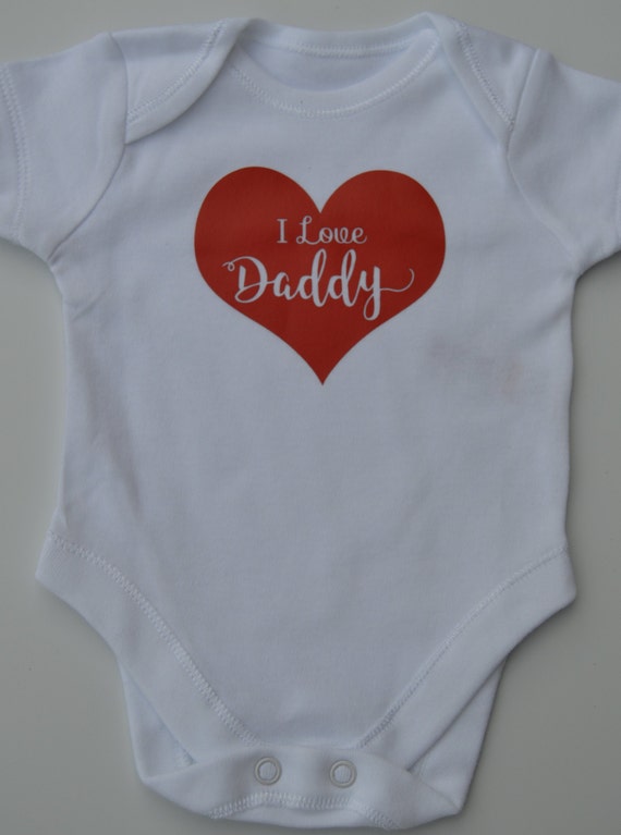 personalised fathers day baby vest
