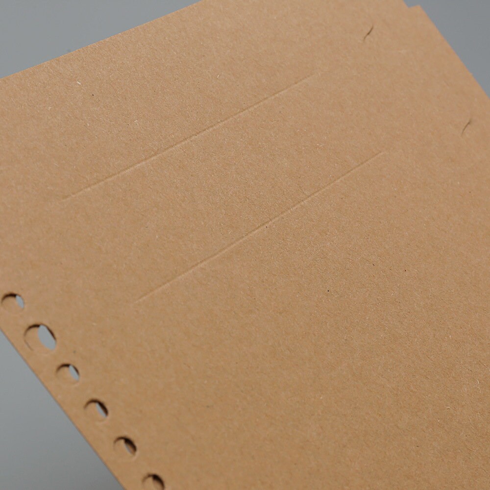 A5/B5 Kraft Paper Binder Divider 6 pc Kraft Index Page 20 Etsy