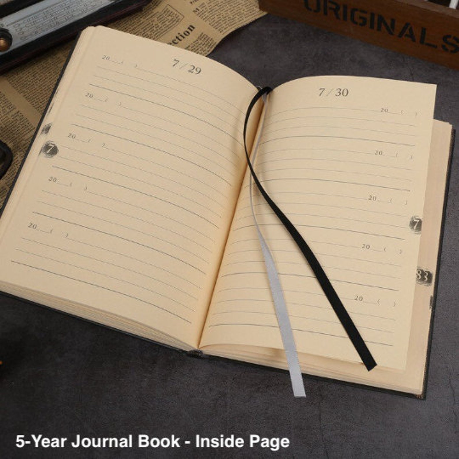3Year/5Year Diary Journal Book A5 Size 20212023 Etsy