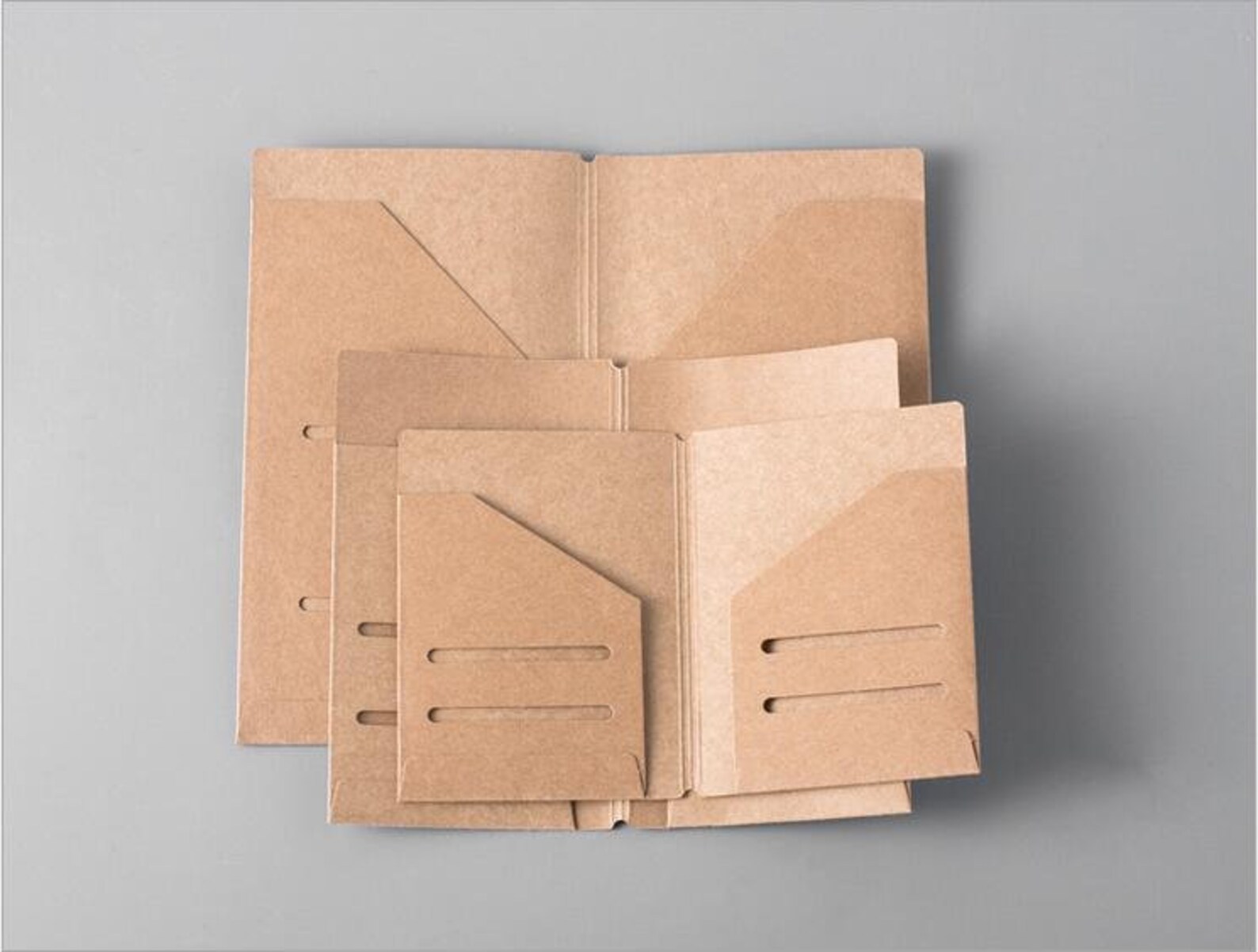 Traveler's Notebook Kraft Insert Pocket Page for Regular | Etsy
