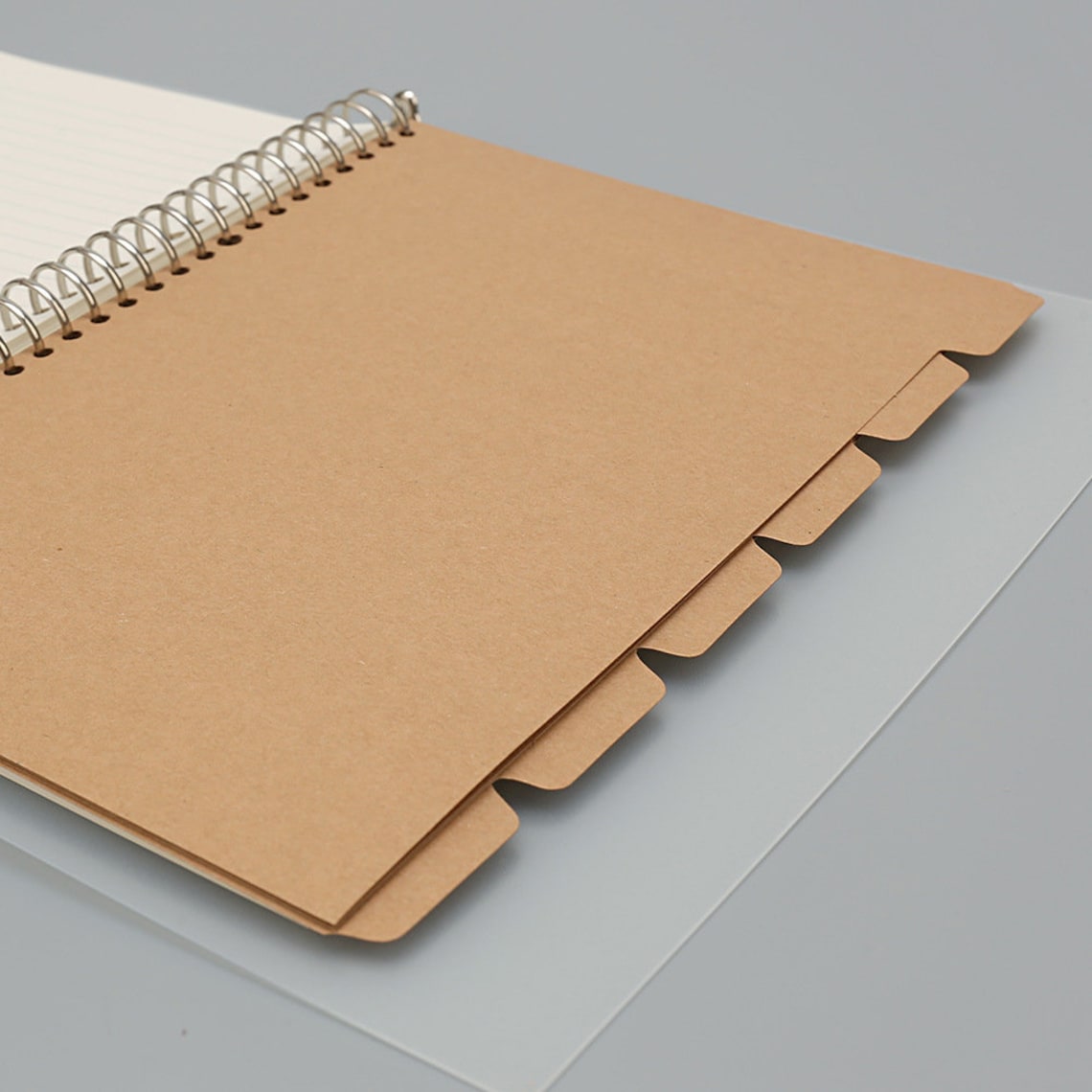 A5/B5 Kraft Paper Binder Divider 6 pc Kraft Index Page 20 Etsy