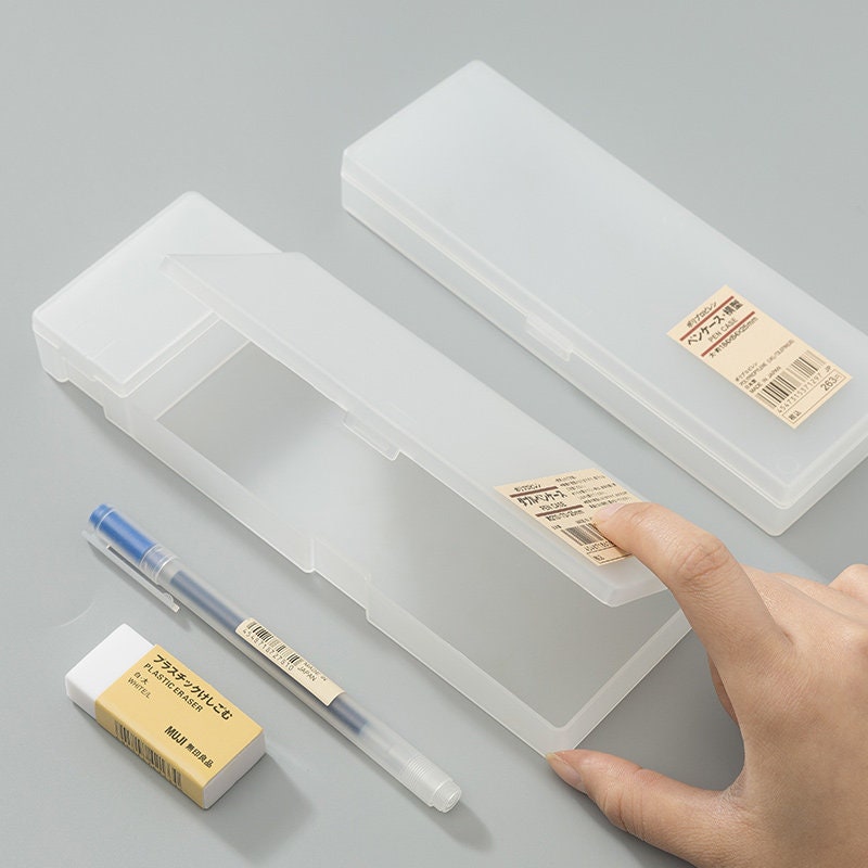 MUJI PP Pen Case S/l/two Compartment Japan Stationary Etsy UK
