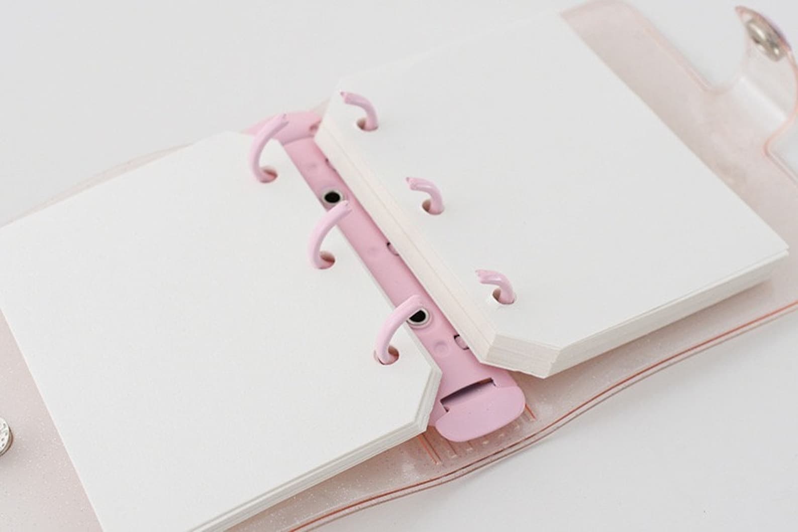 3 Ring Mini Binder Korean Style Clear Binder DIY Cute Etsy UK