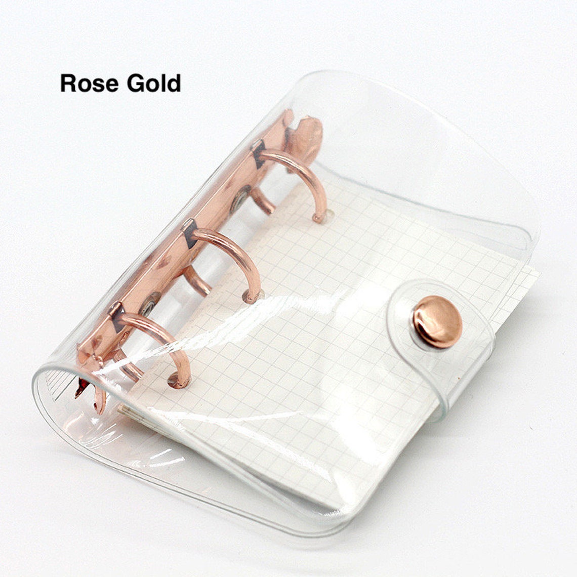 3 Ring Mini Binder Korean Style Clear Binder DIY Cute Etsy