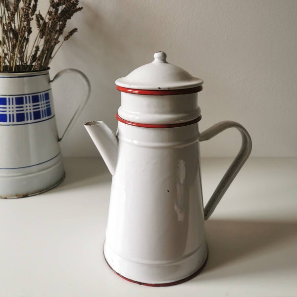 Enamel Coffee Pot - Etsy UK