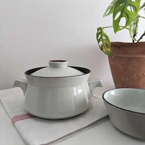 Denby England Auflaufform, 2 Quart Auflaufform für Ofen, Vintage Kochgeschirr für Landhausküche, Bauernhausdekor