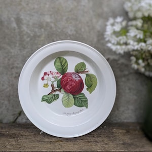 Portmeirion serving bowl,  pretty country cottage kitchenware, Pomona The Goddess of Fruit, English cottage home decor gift