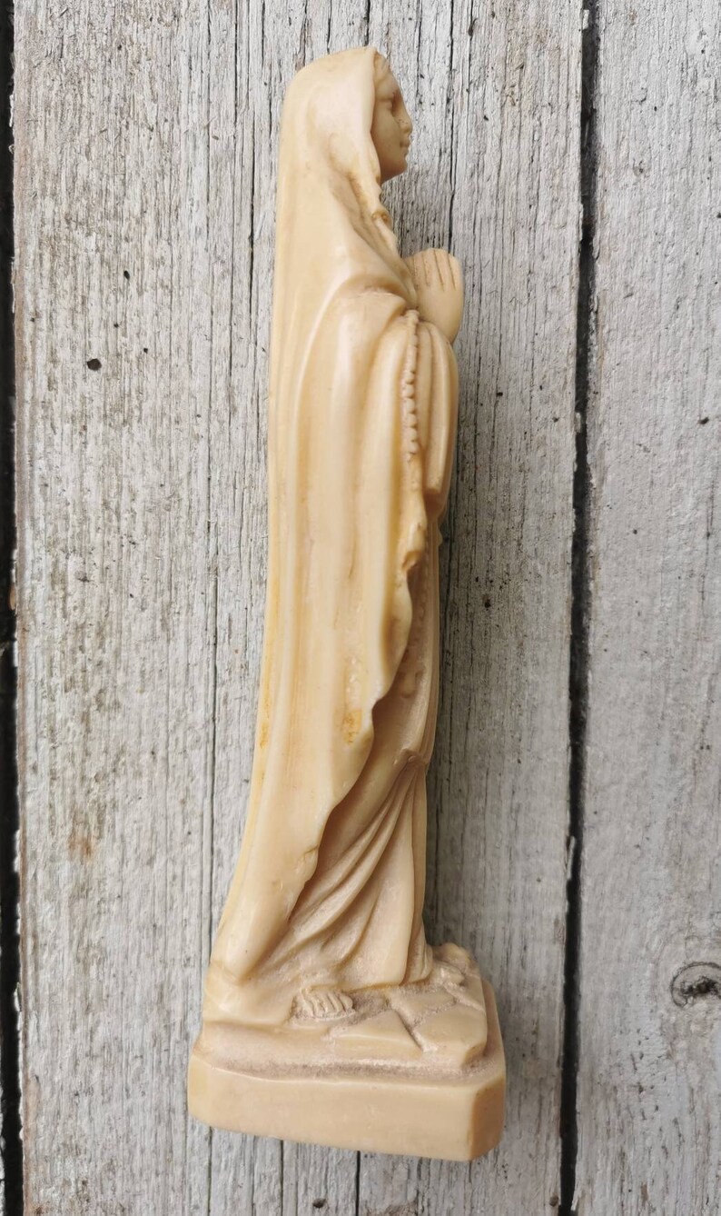 Vintage Italian religious statue cream Bianchi vintage Etsy