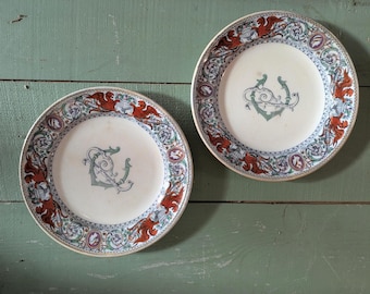 Minton Florentine Red C495 Salad Plate 8