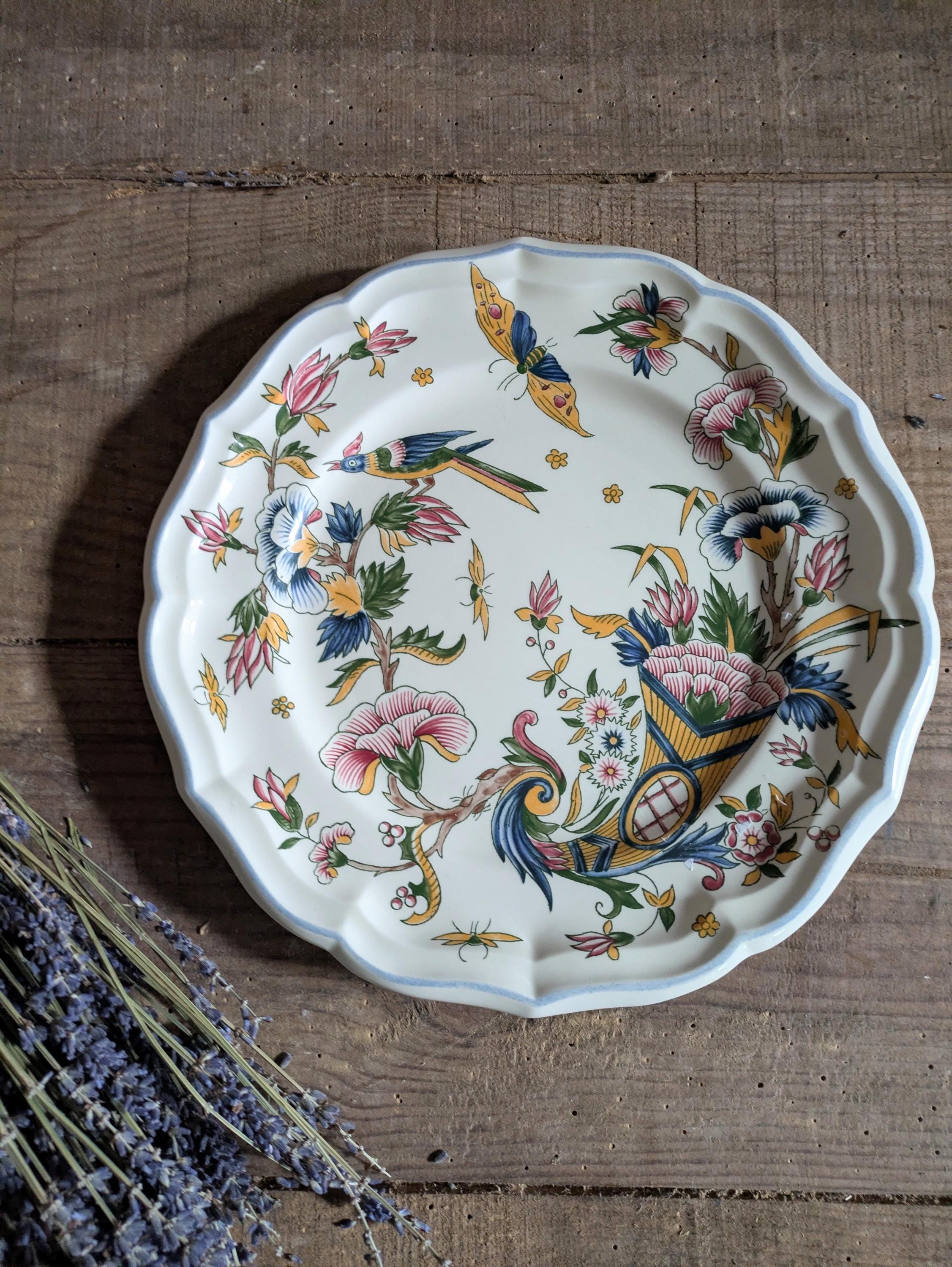 Gien Bird Plates - Etsy