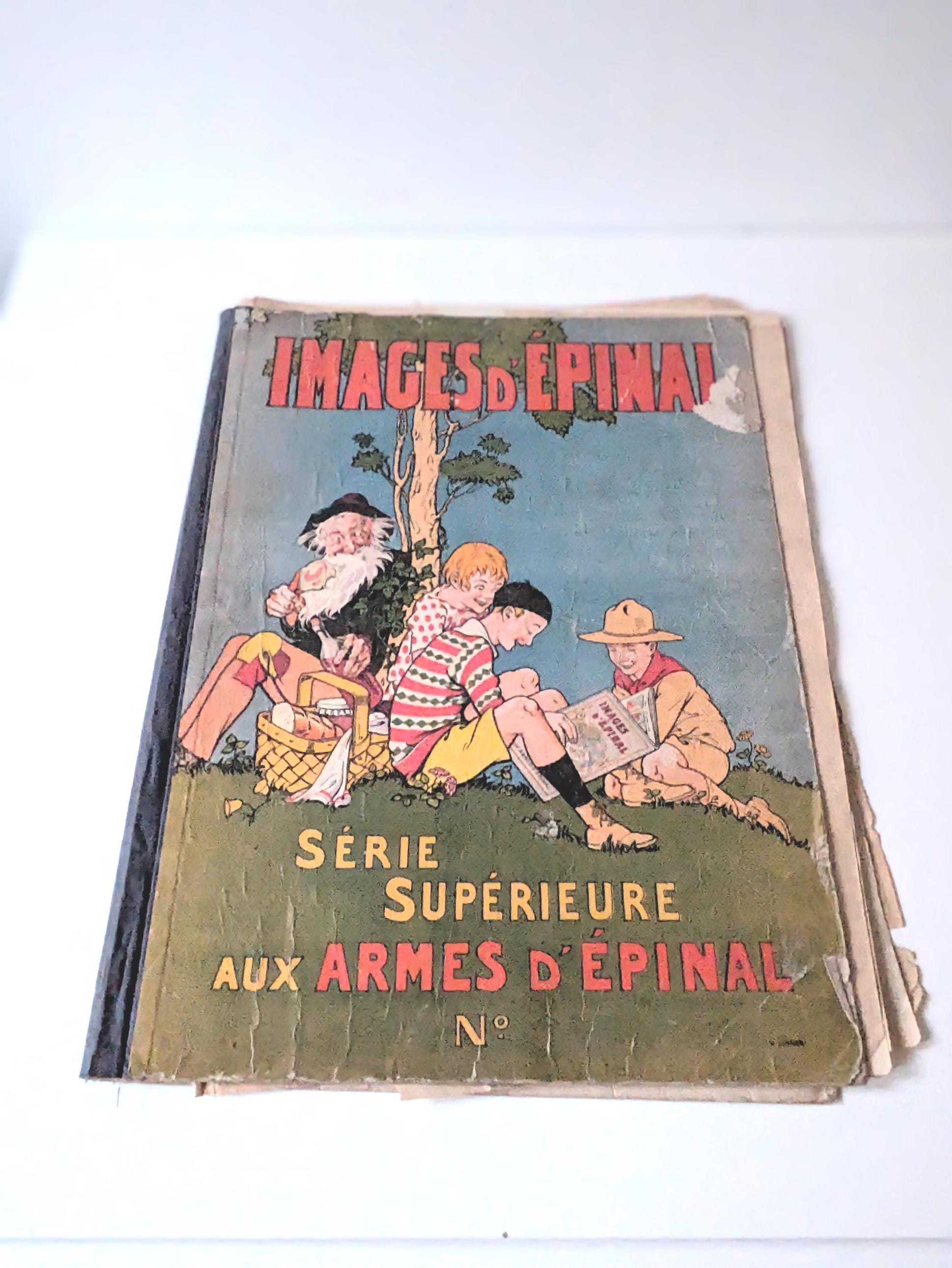 フランスのヴィンテージの子供向けハードカバー本、物語集、1950年代