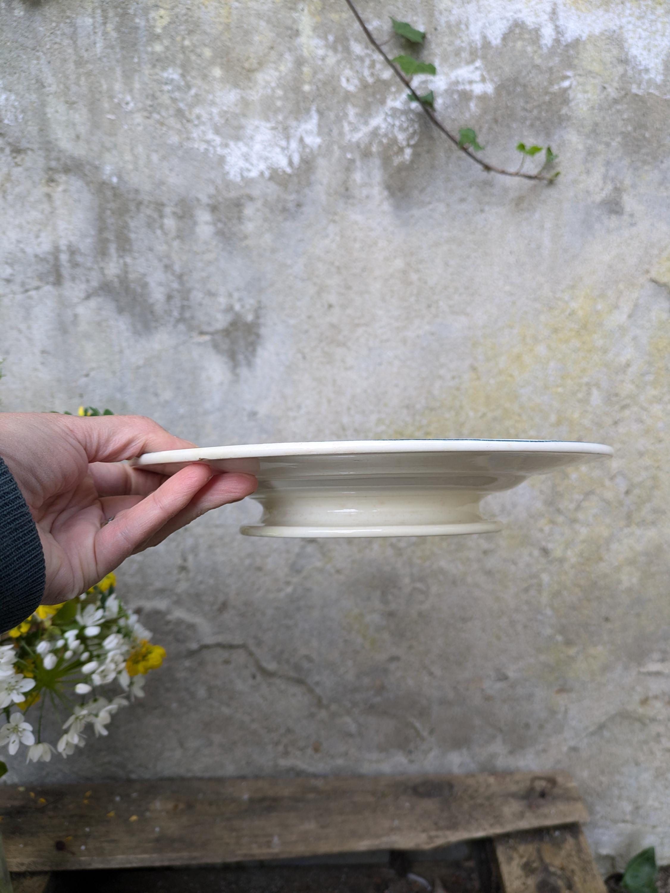 Vintage Salins Alhambra Dinner Plates: French Country Cottage