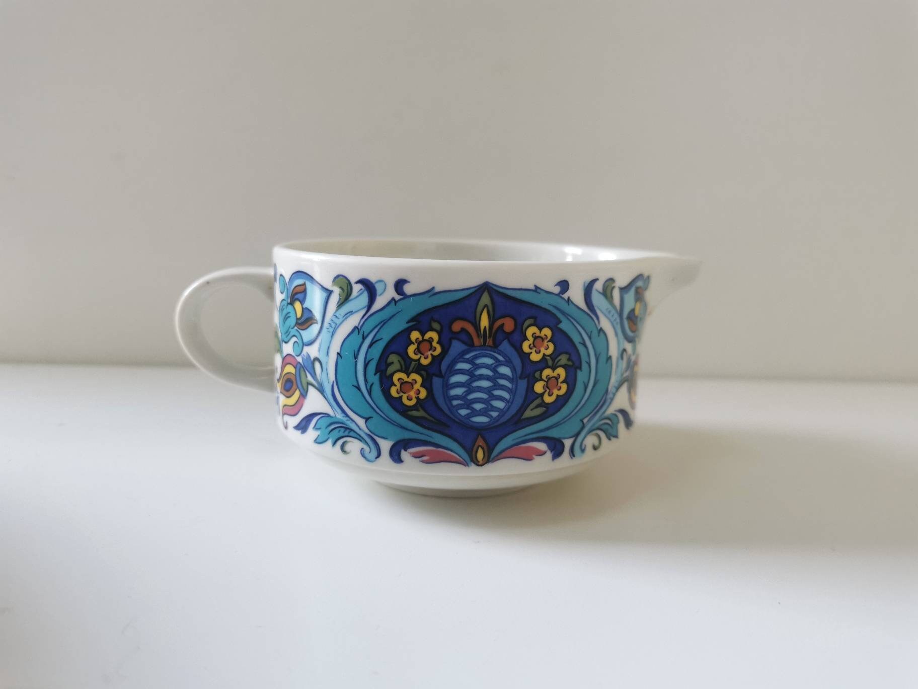 Pichet Vintage Villeroy et Boch Izmir, Petite Cruche en Céramique Vers Les Années 1970, Motif Rétro 