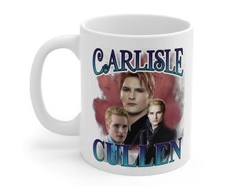Taza de cerámica de Carlisle Cullen inspirada en Crepúsculo, taza de café para fans, regalo de cumpleaños, uso diario