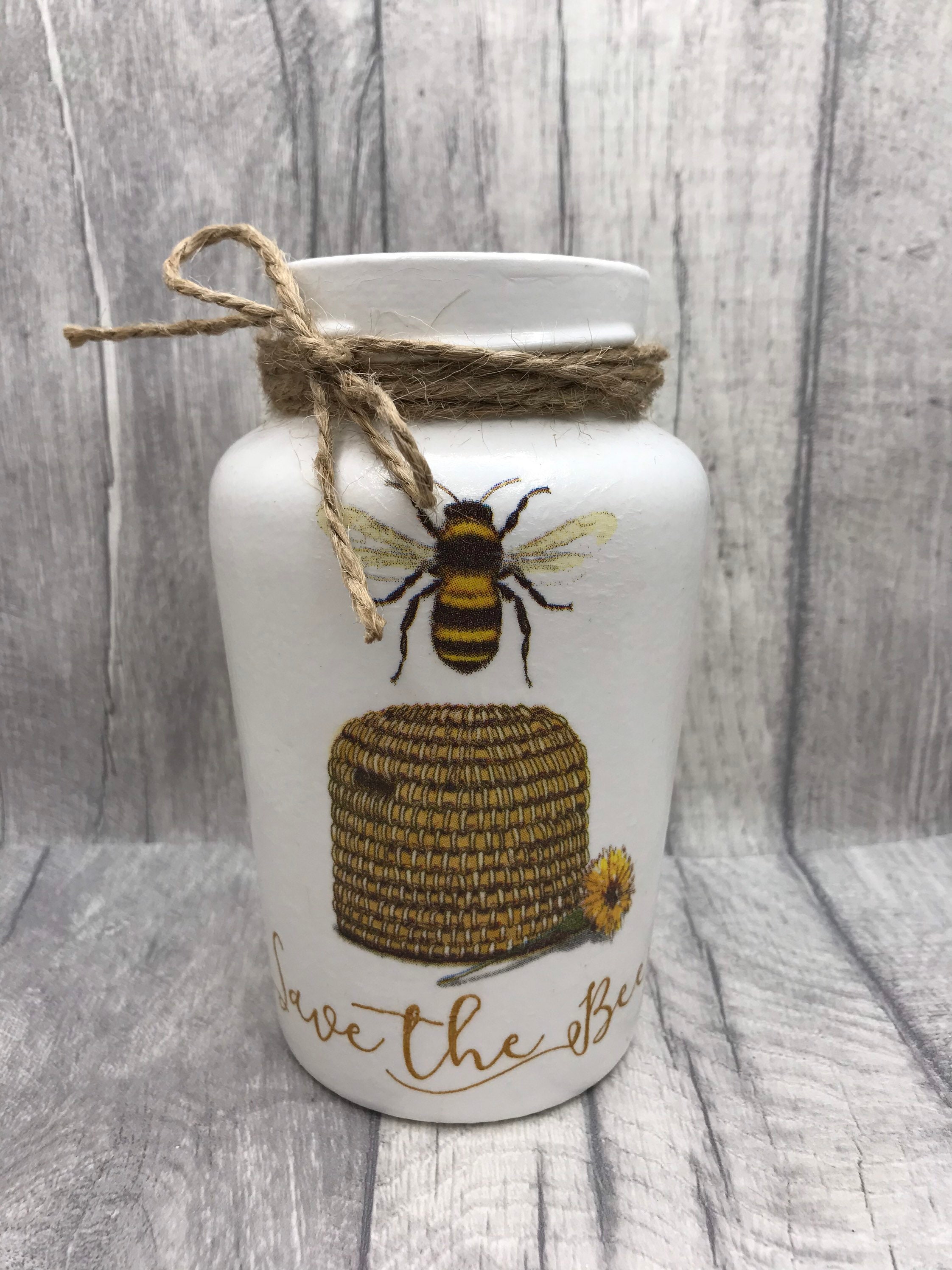 Bee Gift Bee Vase Gift for Her Bee Ornament Save the Bees Etsy