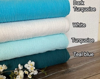 Teal Blue Turquoise Wedding Gauze Table Runner Table Centerpiece Cheesecloth Runner Rustic Wedding Decor Dinner Table Decorations Ideas Gift
