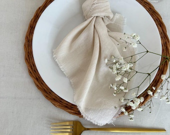 Ivory Boho Napkins  Cheesecloth Napkin Rustic Wedding Ceremony Decor Cotton Gauze Napkins Farm Table Decor Wedding Ideas Dinner Napkins Gift