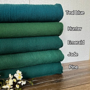 Green Wedding Gauze Table Runner Table Centerpiece Cheesecloth Runner Rustic Boho Wedding Decor Cotton Runner for Table Wedding Gift