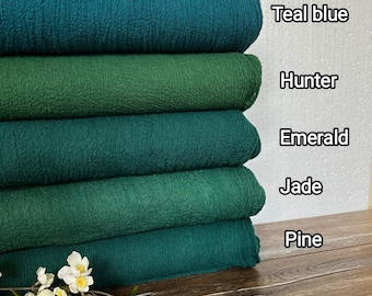 Green Wedding Gauze Table Runner Table Centerpiece Cheesecloth Runner Rustic Boho Wedding Decor Cotton Runner for Table Wedding Gift