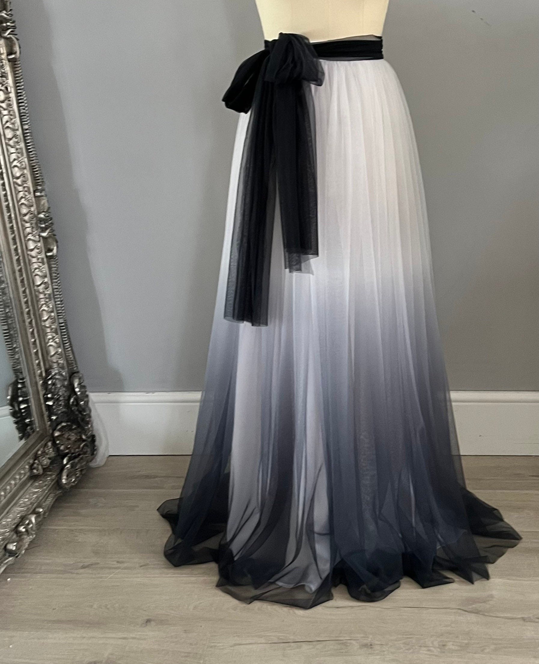 Black Ombre Dress Etsy Canada