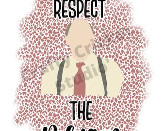 Respect the Polygon PNG, Funny PNG, Sublimation, James Spann