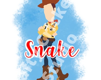There&#39;s a Snake in my Boot PNG, Sublimation, Digital File, Digital Download, Sublimation Design, T-shirt Design, Woody PNG