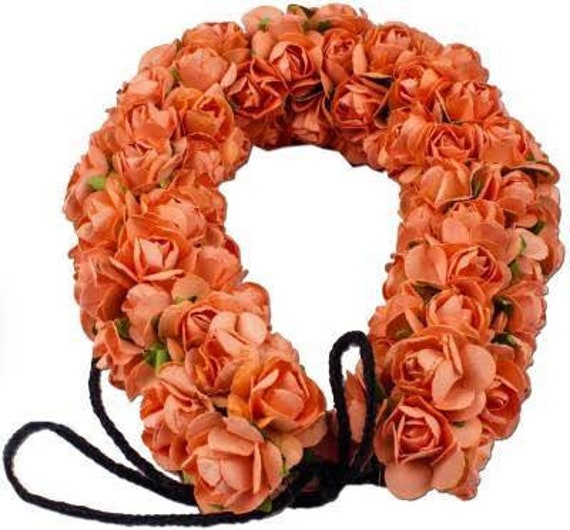 Handmade Paper Rose Gajra Hair Accessories For Bun Decoration Etsy