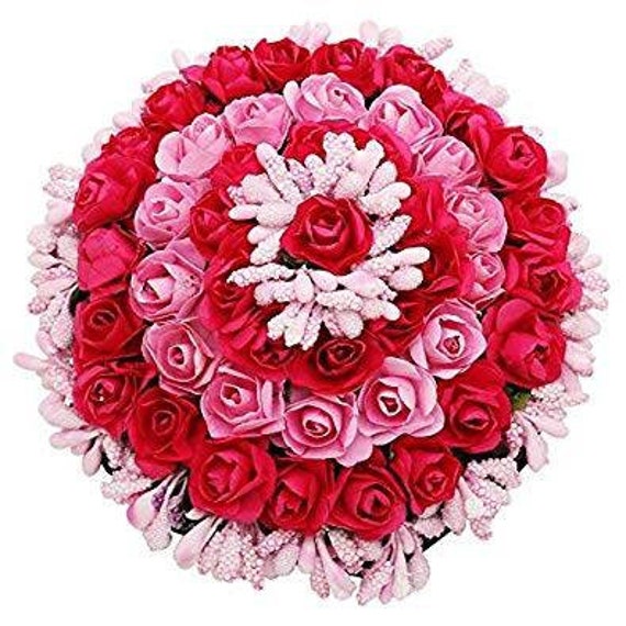 Handmade Paper Rose Juda Hair Accessories For Bun Decoration Etsy