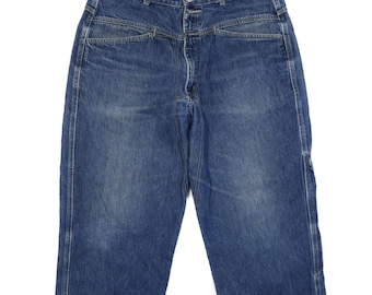 Marithe + Francois Girbaud Y2K Baggy X-Pocket Raw Hem Work Jeans 00s Vintage