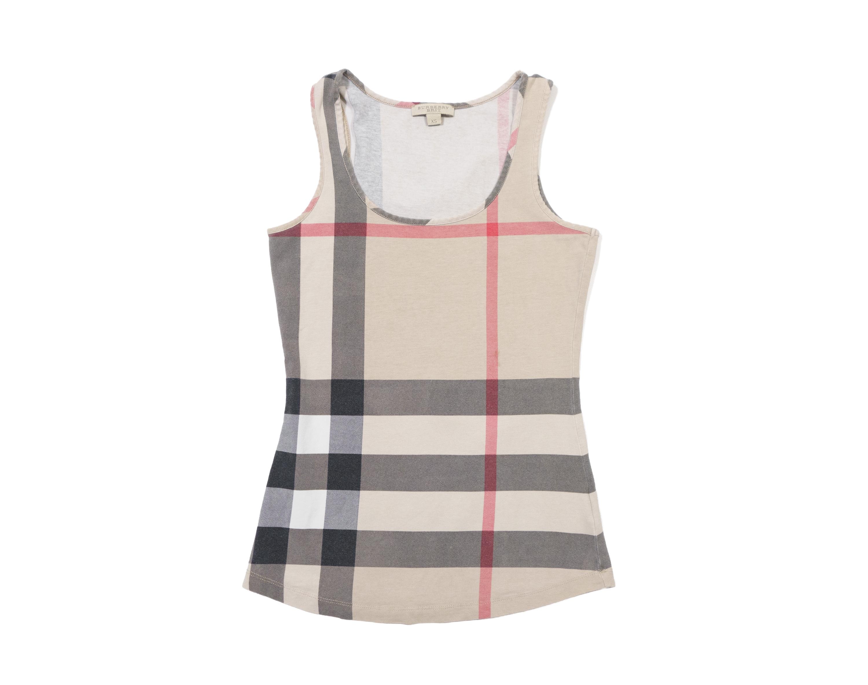 Burberry Tank Top - Etsy