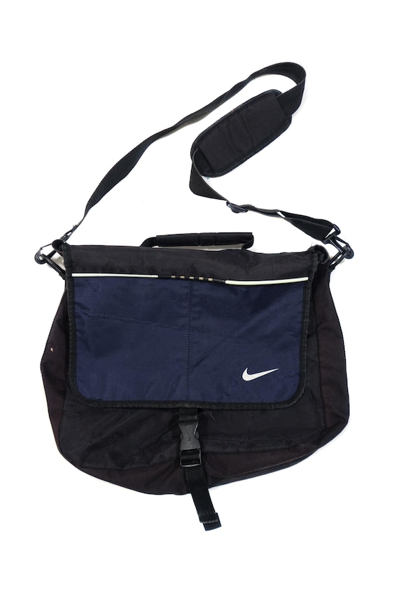 Nike 90s Swoosh Messenger Bag Laptop Shoulder Bag Vintage - Etsy