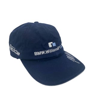 BMW Willians F1 team Signed Cap 6 World Com Logo Cap Vintage