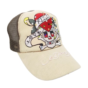 Love Kills Slow Ed Hardy Cap - Etsy