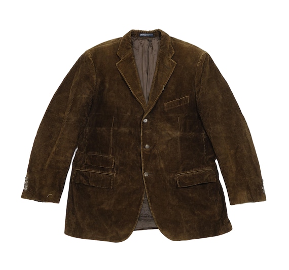 Polo Ralph Lauren, Polo Ralph Lauren 90s Corduroy Blazer Vintage Made in Italy