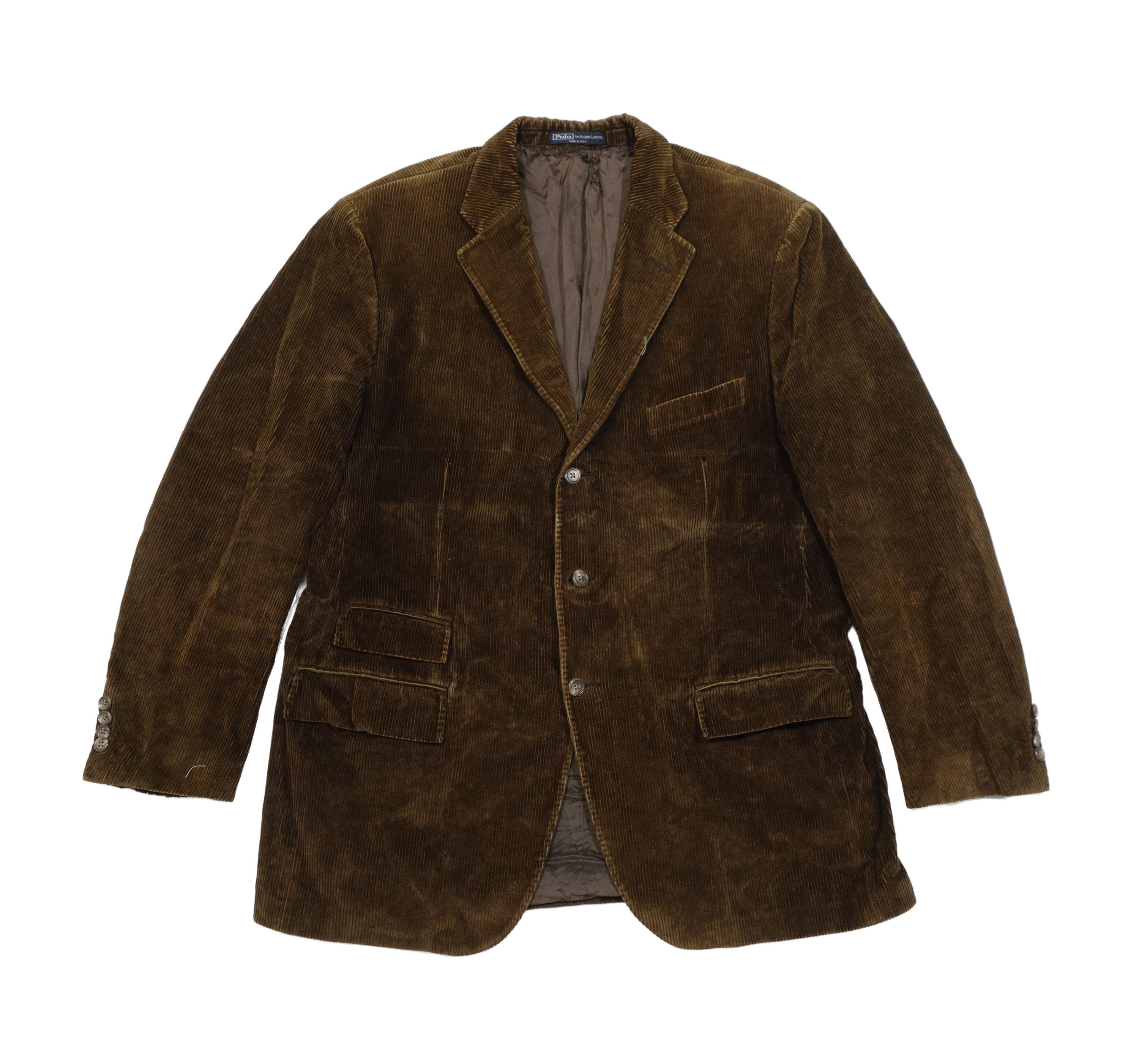 Polo Ralph Lauren, Polo Ralph Lauren 90s Corduroy Blazer Vintage Made in Italy