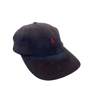 Polo Ralph Lauren 90s Wool Logo Faded Cap Vintage