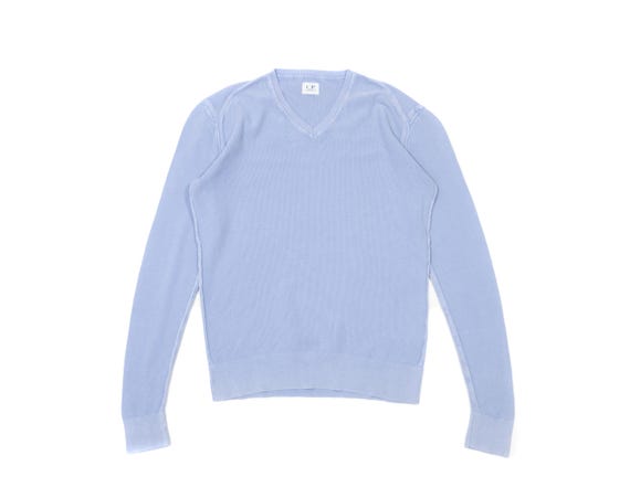 C.P. Company, C.P. Company 00s Dyed V-Neck Jumper Sweater Vintage Massimo Osti
