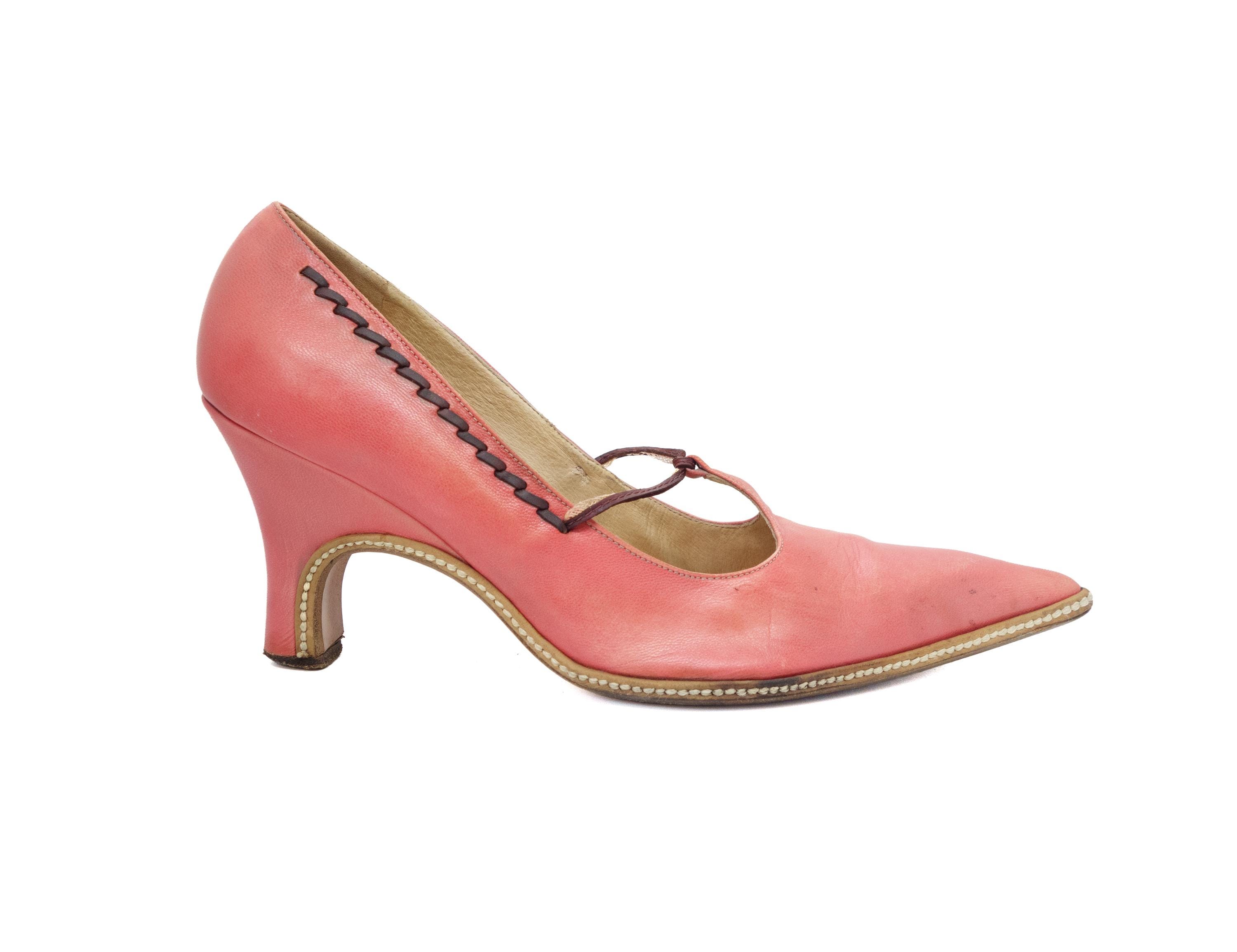 Vintage Dior Pink Shoes - Etsy