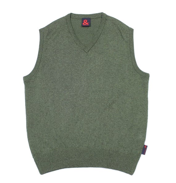 Dolce & Gabbana, Dolce & Gabbana 90S Cotton Acryl Vest DG Vintage