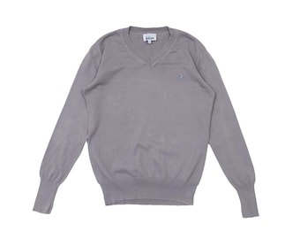 Vivienne Westwood katoenen trui jaren '00 bollogo met V-hals vintage