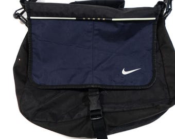 Nike 90s Swoosh Messenger Bag Laptop Shoulder Bag Vintage - Etsy