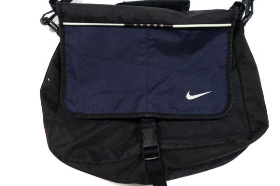 Nike 90s Swoosh Messenger Bag Laptop Shoulder Bag Vintage - Etsy