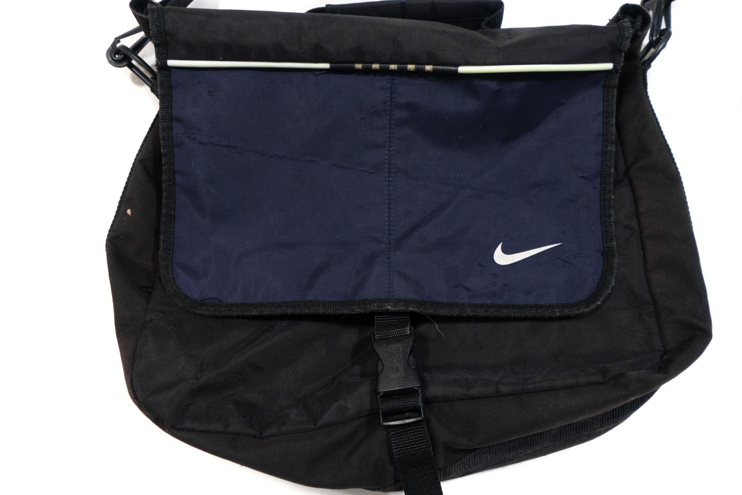 Nike 90s Swoosh Messenger Bag Laptop Shoulder Bag Vintage - Etsy