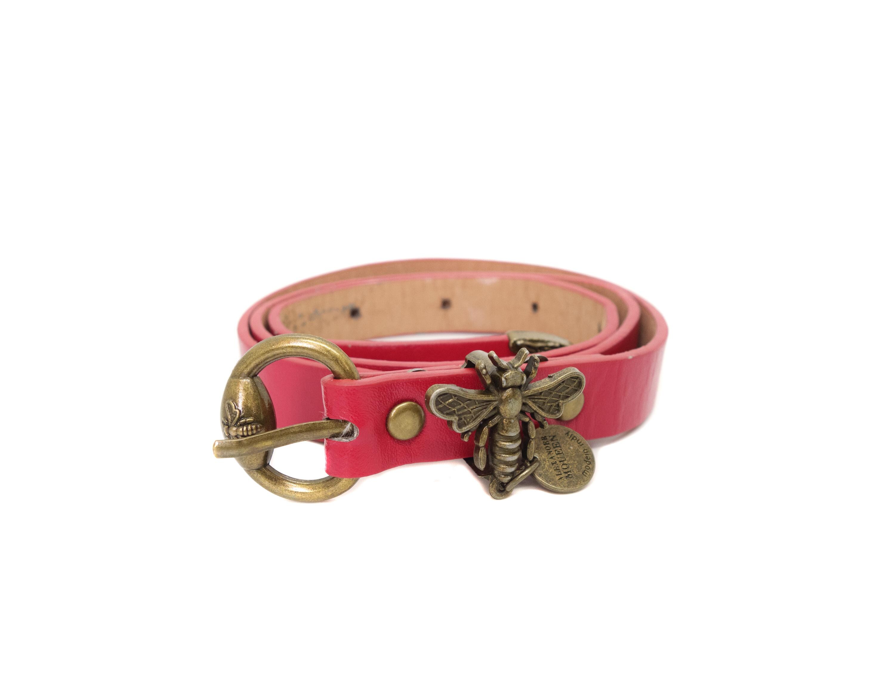 Gucci Bee Embroidered Women’s Woven Web Havana Belt 85/34 429028 HGG11 525040 1726073305969JZGVGADHQ26E0UK8X  main image 3