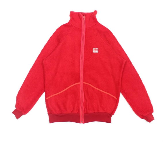 Helly Hansen, Helly Hansen 90S Logo Fleece Deep Pile Sherpa Jacket Vintage