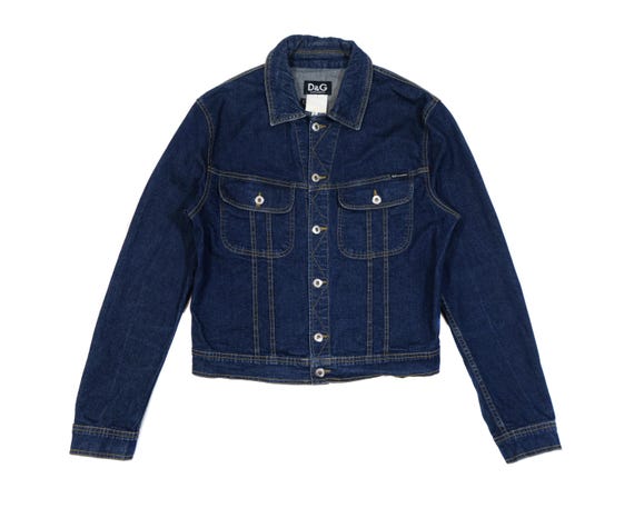 Dolce & Gabbana DG Y2K Denim Pocket Jacket Vintage 90s - Etsy UK