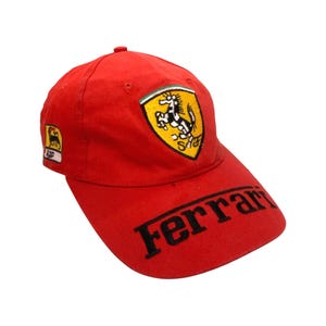 Ferrari Schumi Schumaher F1 Formula 1 Logo Vintage Cap 2000s