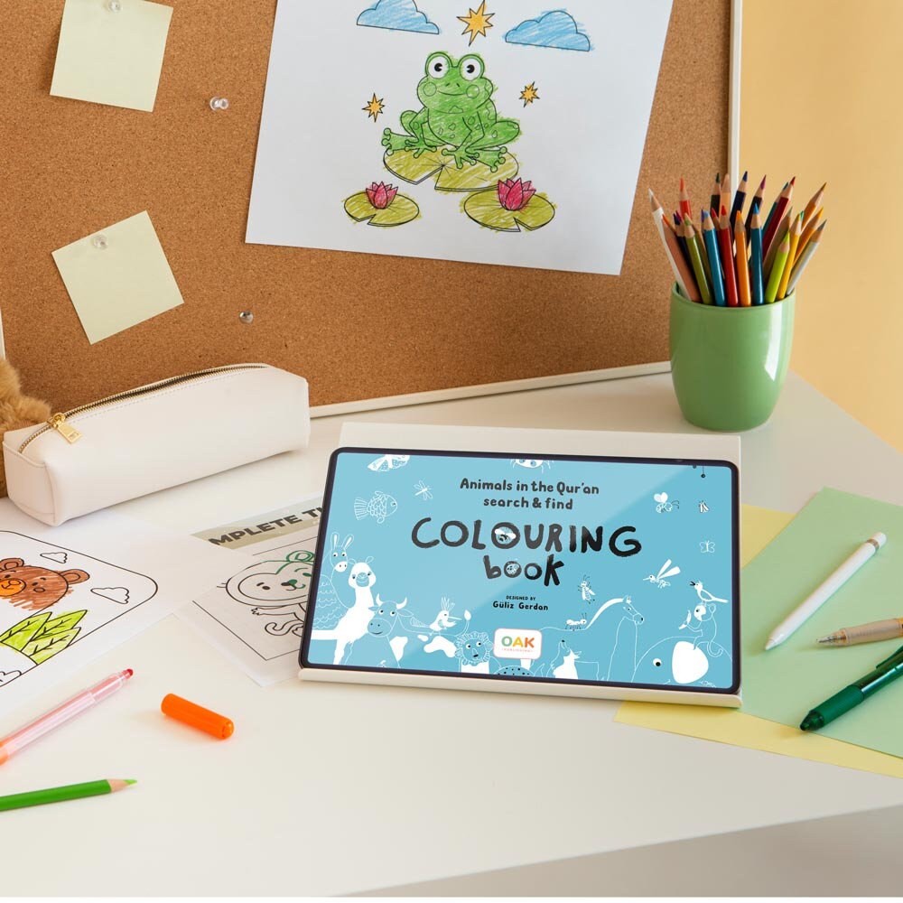 Animals in the Quran: Search and Find Colouring Book - Digital PDF Download