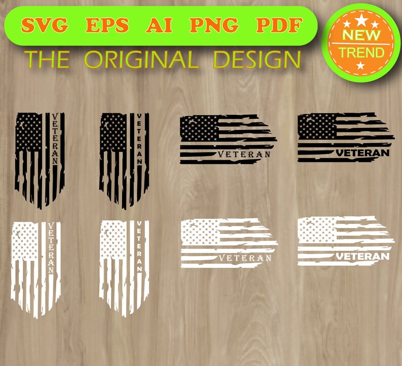 Download Clip Art Distressed American Veteran Flag Svg Art Collectibles