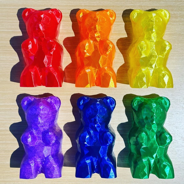 Giant Low Poly Gummy Bear